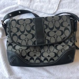 Black Coach Shoulder Bag